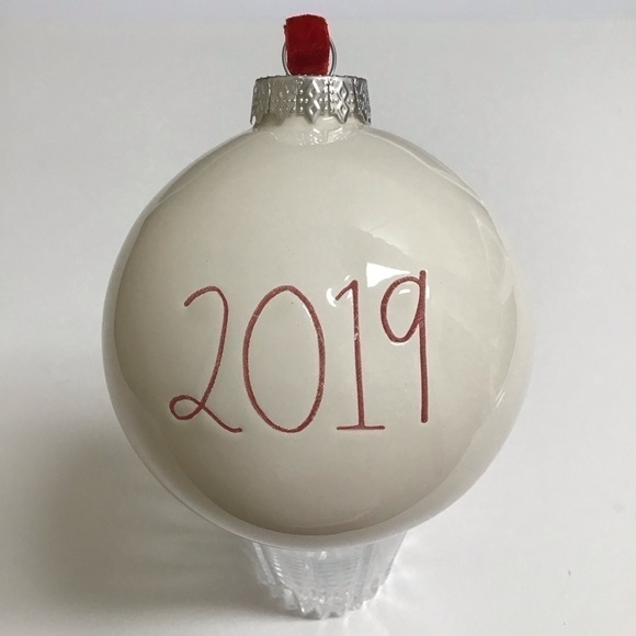 Rae Dunn Christmas Tree Ornament 2019 Artisan Collection by Magenta Big Ceramic - Picture 4 of 11